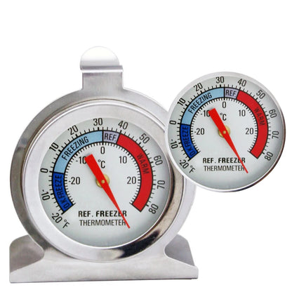 Refrigerator Thermometer -30~30°C -20~80°F Classic Fridge Large Dial Gauge Mini Thermo Meters for Freezer Cooler