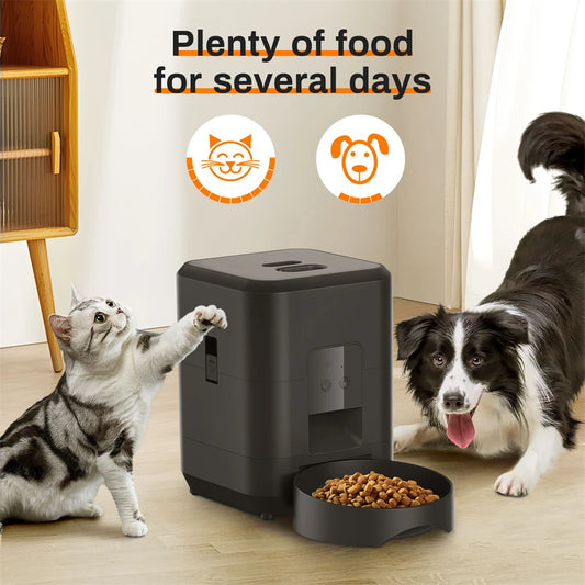 New Automatic Pet Feeder WiFi Version Automatic Cat Food Distributor Intelligently Controlled Pet Feeder Dog Feeder Pet Supplies