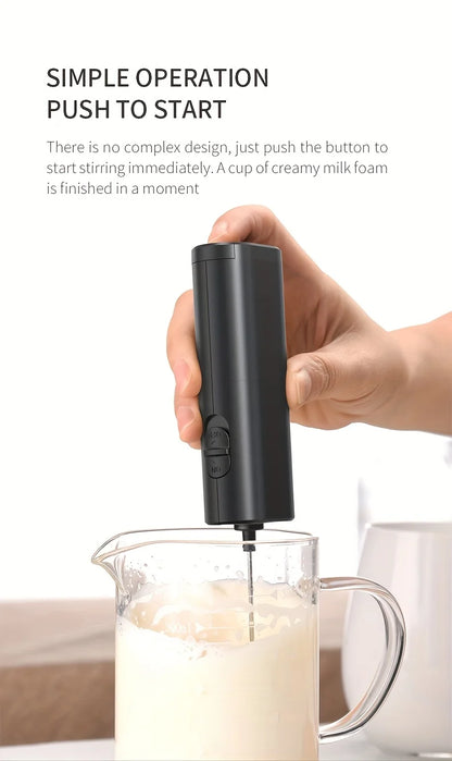 1pc Multifunctional Coffee Milk Frother Frother Home Milk Frother Maker Blender Handheld Egg Whisk Automatic Blender Cream