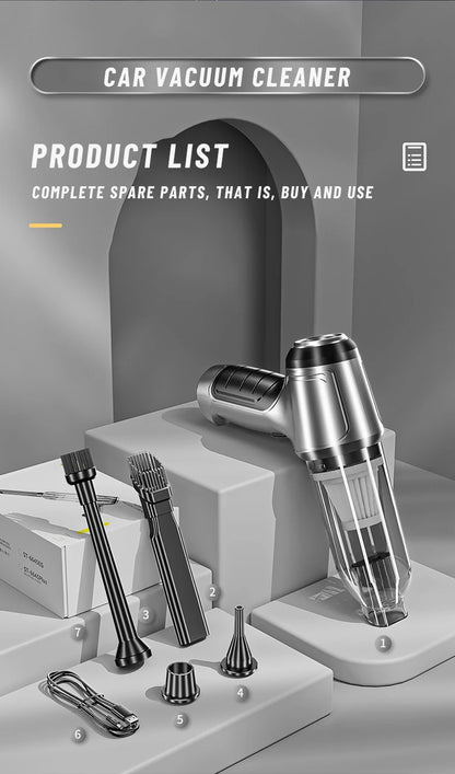 Car Vacuum Cleaner Auto Robot Wireless Cleaning Machine Automotive Car Accessories Home Appliance Tools  Strong Suction Cleaners