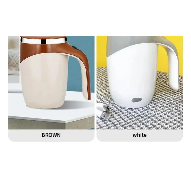 2025 Automatic Stirring CupMug Rechargeable Portable CoffeeElectric Stirring StainlessSteel Rotating Magnetic Home DrinkingTools