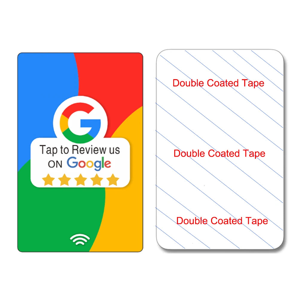 Grow your Business With NFC Google Review Cards Tap and Rate Google Review Cards