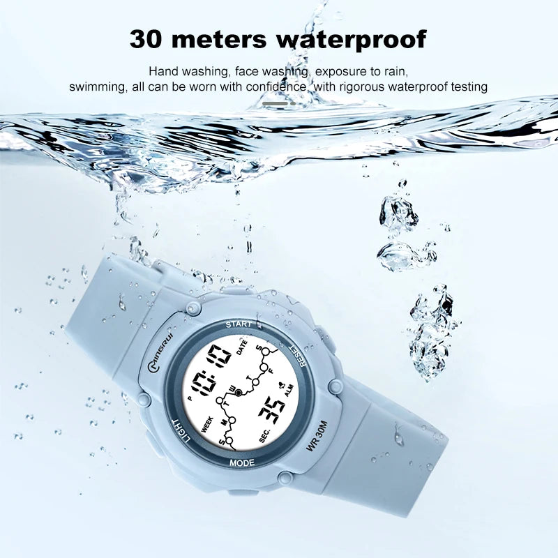 Kids Sport Watches Alarm Stopwatch Children Digital Watch For Boys Girls 30M Waterproof Cartoon Student Electronic Wristwatch