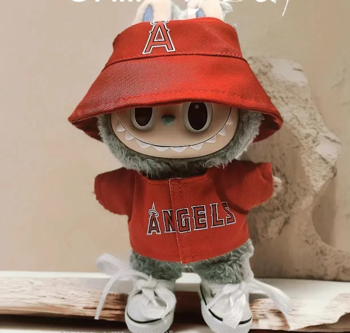 Hot Labubu Doll Clothes 15/17cm Labubu Clothes Sitting Party Number 17 Baseball Clothes Children'S Diy Doll Accessories Gift