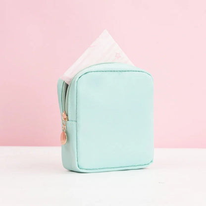 Fashion Multicolor Sanitary Pad Bags Home Organization Portable Pad Pouch Makeup Bags