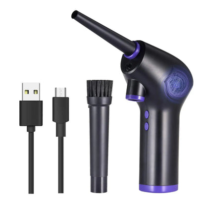 Cordless Air Duster Handheld Rechargeable Dust Blower Cordless Dust Collector for Computers Electronic Equipment
