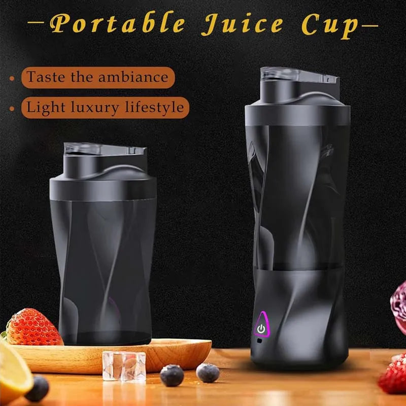 Electric Juicer Cup Sport Bottle 6 Blades Blender Milkshake Portable Fruit Tool Mini Fresh Juice Blender