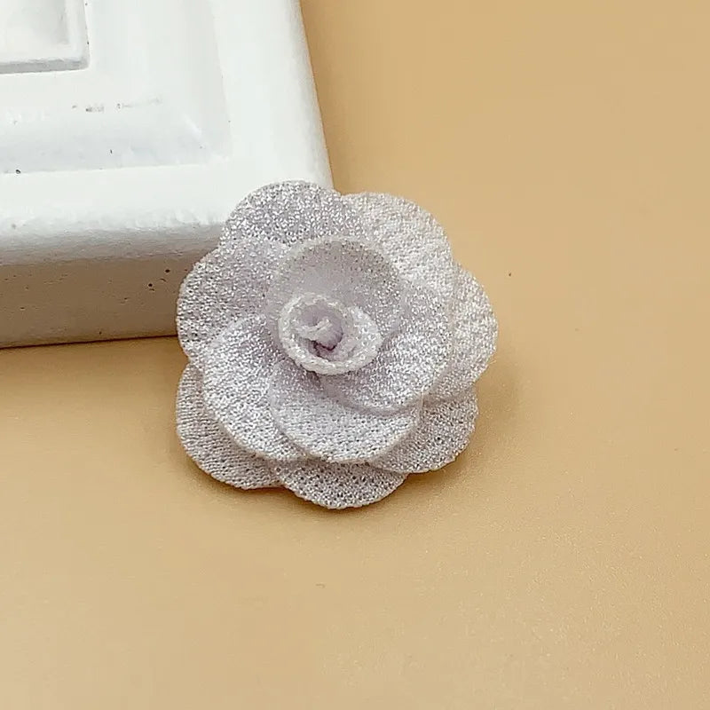 2.5CM Small Flower Clothing Headwear Accessories Three-dimensional Flower Handmade DIY Hair Accessories Accessories