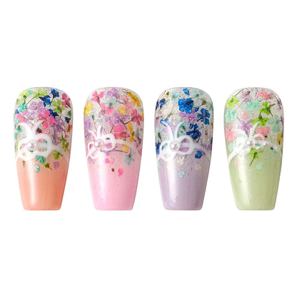 1 Box Nail Art Flower Decoration Delicate Dried Flower Nail Art Decorations Exquisite Nail Art Beauty For Charms Accessories