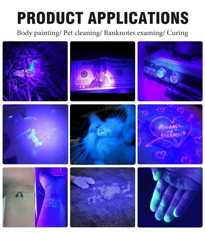 5V 395nm UV LED Tube Light For Black Light Bar Light Effect Party Light Stage Lighting DC5V USB Tube Light