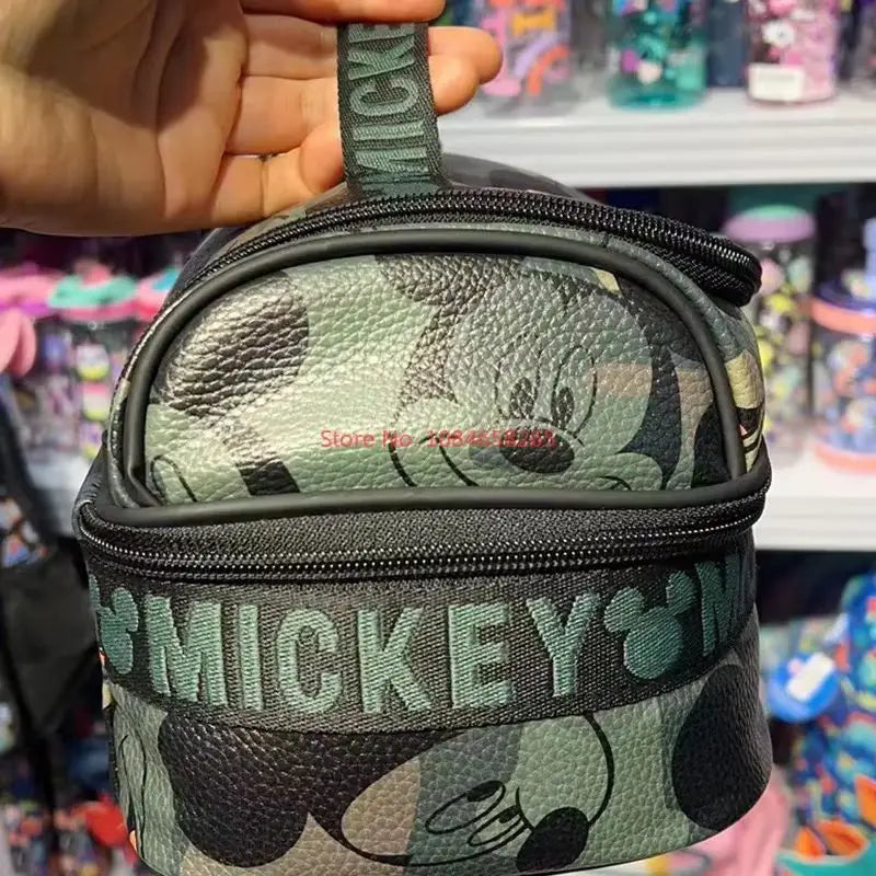 Genuine Australian Smiggle Schoolbag Cute Army Green Mickey Student Children's Large Capacity Backpack Meal Bag Student Gift