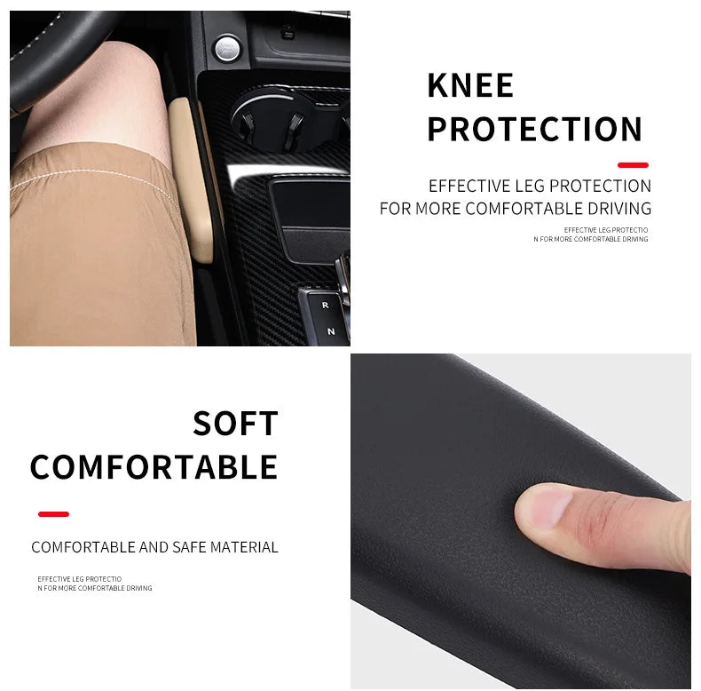 1PC Car Knee Pads Leg Pads Car Leg Rests Knee Pads Car Door Control Leg Pads Universal Foot Pads Auto Armrest Accessories