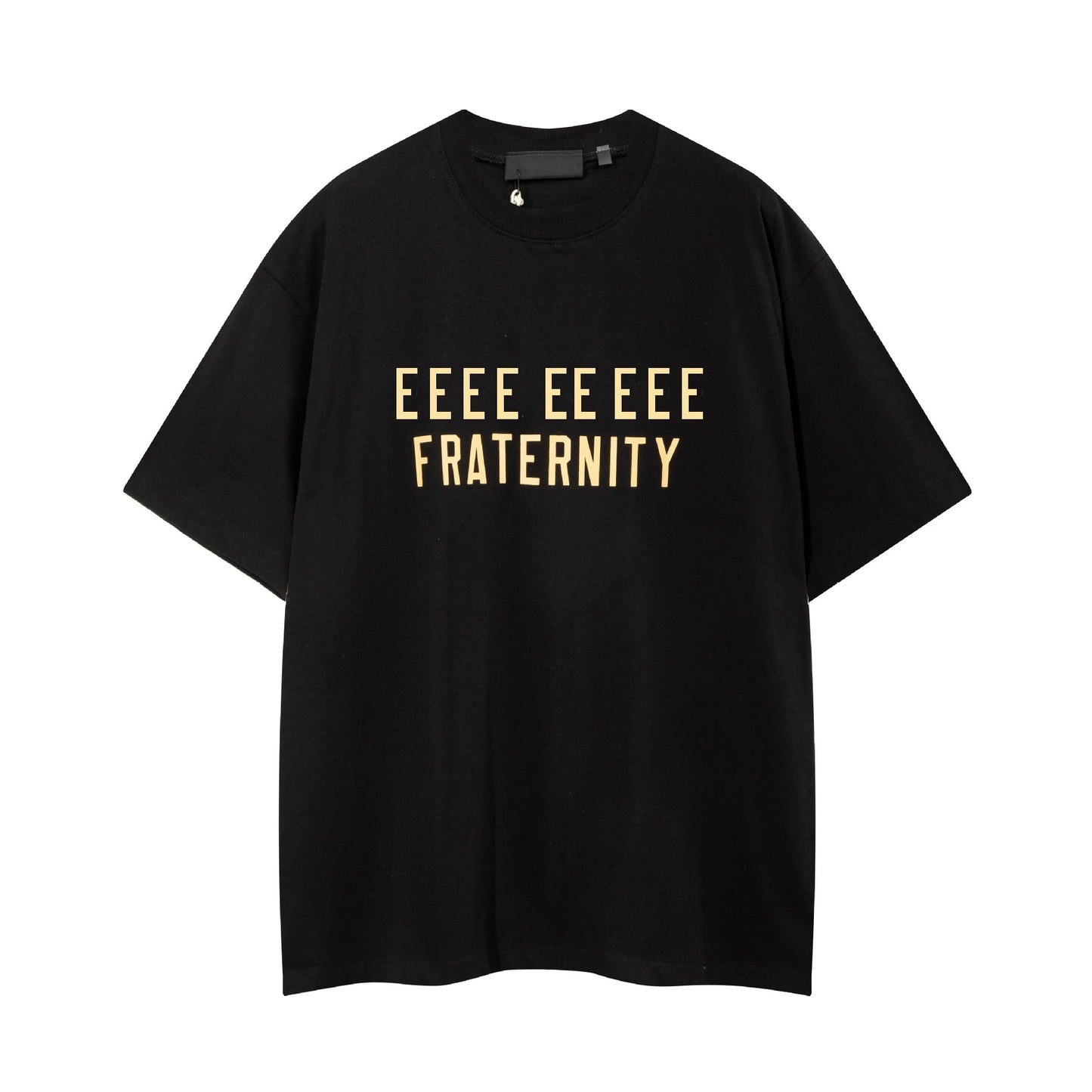 Fashion Design Men's T-shirts Two Rows Letter Logo Streetwear Designer Brand Men's T-shirts Sets