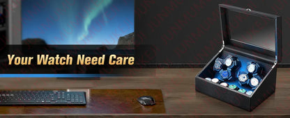 Watch Winders Box for Automatic Watches Box 6 watches Rotate Stand