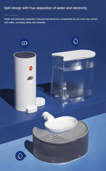 CE Pouring Cat Water Dispenser Flowing Water Charging Automatic Water Feeder Pet Dog Water Dispenser Pet Water Dispenser