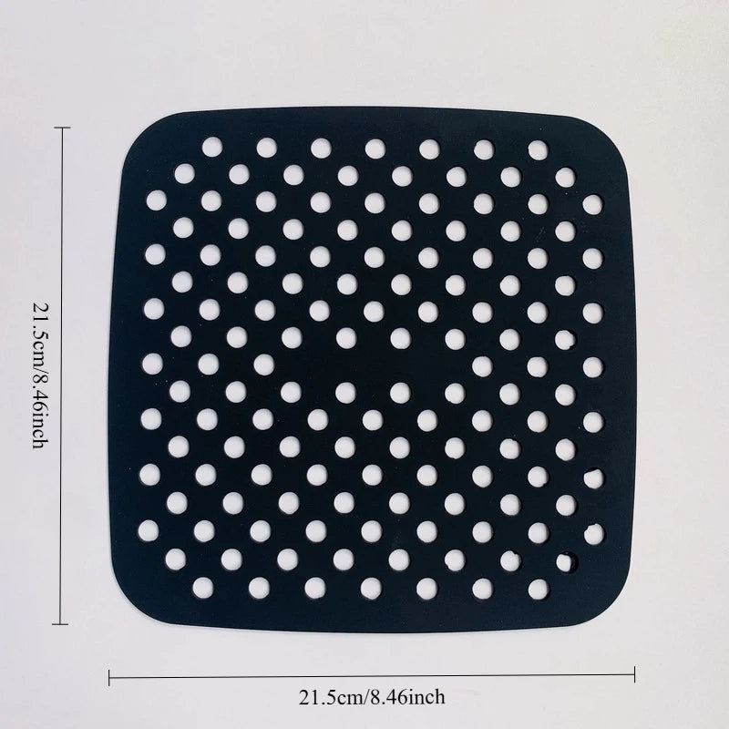 Reusable Air Fryer Liners 5QT or Bigger - Easy Clean Air Fryer  Dishwasher Safe Non Stick Parchment Paper Replacer