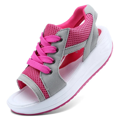Women Sandals 2023 New Lady Platform Chunky Sandals Comfortable Women's Sandals Open Toe Casual Summer Sports Shoes