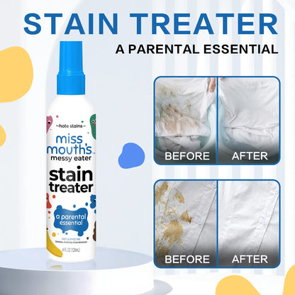 Stain Remover Spray Portable Stain Treater for Laundry Fabric Oil Remover Effective Laundry Spray for Food Pet Candle Stains