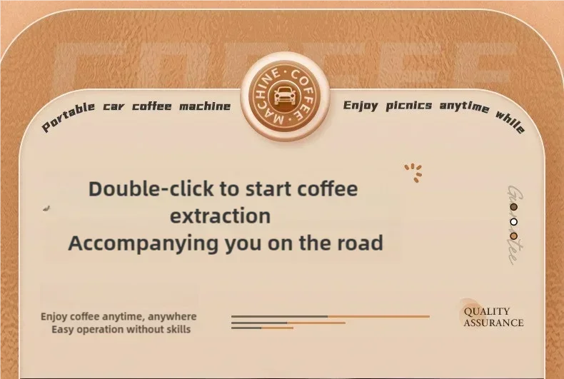 Portable Coffee Maker Electric Capsule Grind Coffee Brewer is suitable for ground coffee and KCUP Capsule coffee capsules