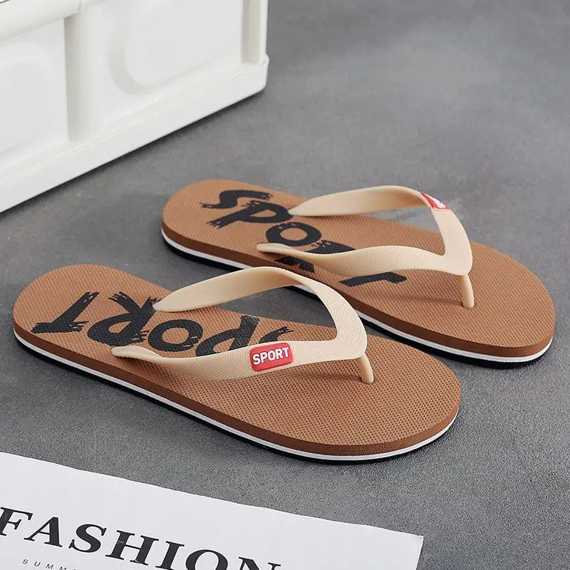Flip Flops Slippers for Men Outdoor Beach Sandals Man Designer Luxury Fun Elegant Original Low Price 2025 Fashion Trend Shoes