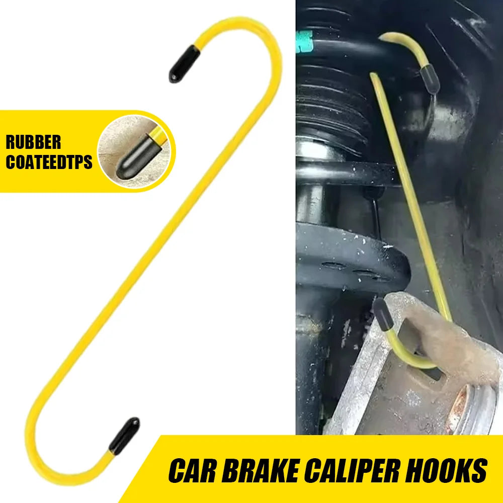 Car Caliper S Shape Hanger Hooks Suspension Disc Service Brake Pad Replacement Parts Help Compress Piston Repair Tool for Auto
