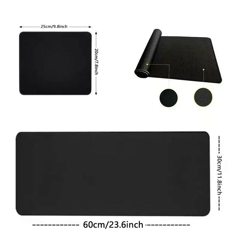 MINISO P-Pokemon-Gengar Grande Mousepad Large Gaming Mouse Pad Lock Edge Thickened Computer Keyboard Table Desk Mat