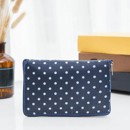 Waterproof Printing Reusable Shopping Bag Tote Bags Fashion Eco Friendly Shopping Bag Foldable Zipper Women's Handbags