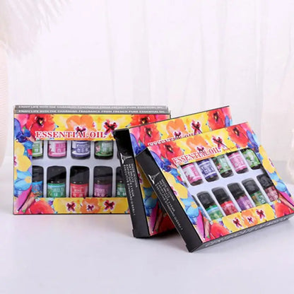 Essential Oil Set 12-bottle 3ML/0.13oz Defuse Essential Oils Water-soluble Natural Essential Oils For Diffuser Humidifier