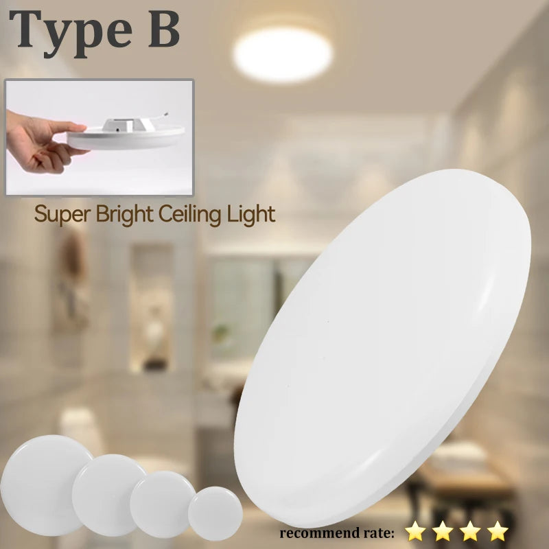 LED Ceiling Lamps Modern Ceil Light 18/30/40/72W Led 220V Ceiling Lights Round Living Room Bedroom Indoor Kitchen Lighting Lamp