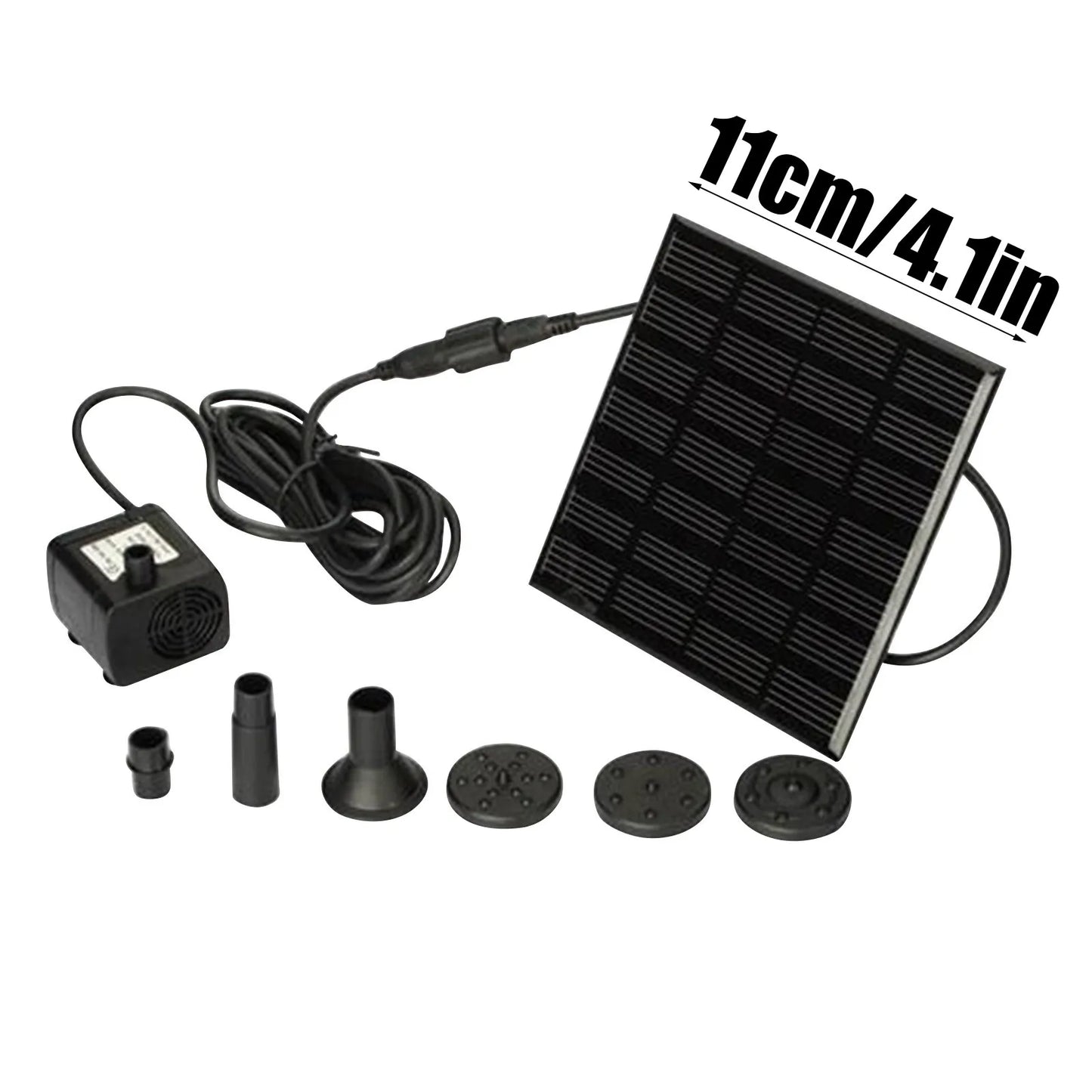 Mini Solar Water Fountain Pool Pond Waterfall Fountain Garden Decoration Outdoor Bird Bath Solar Powered Fountain Floating Water