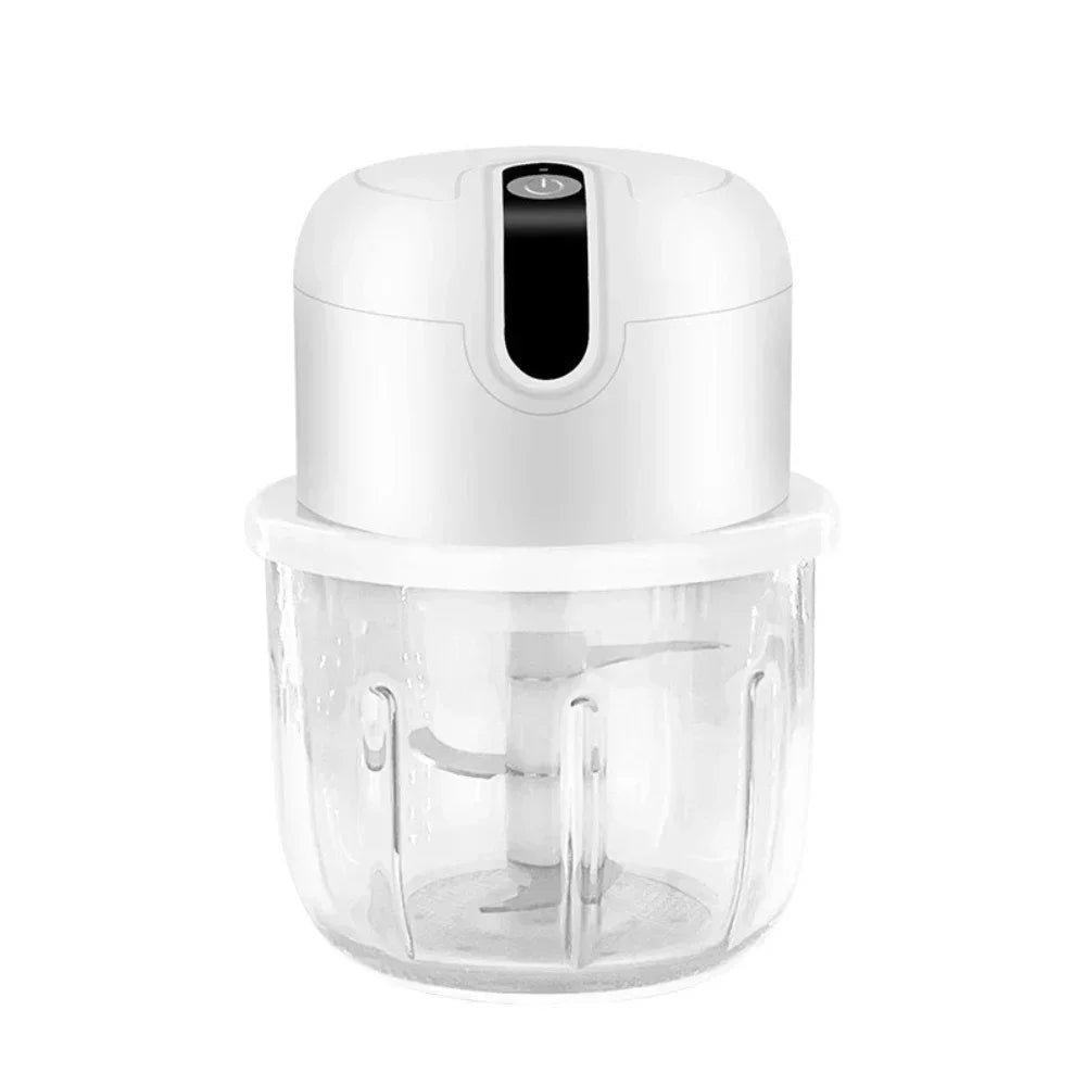 Electric Mini Garlic Vegetable Chopper Garlic Masher Portable Chopper Multi Function Meat Grinder Masher Machine  Usb Charging