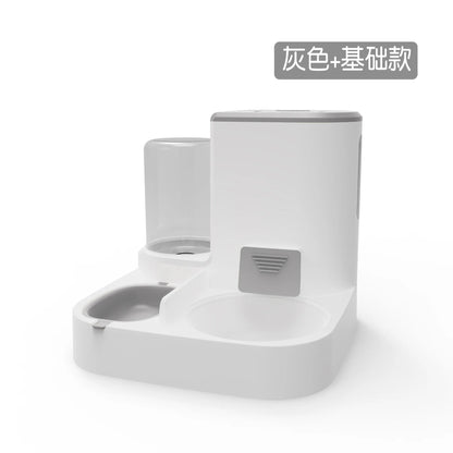 Pet automatic drinking water feeder Integrated large capacity dry and wet separation Ceramic bowl Stainless steel bowl