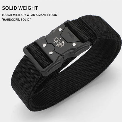 High Quality Tactical Belt Outdoor Work Training Belt Woven Belt Canvas Tactical  Multi Function Combat Belt Denim Belt