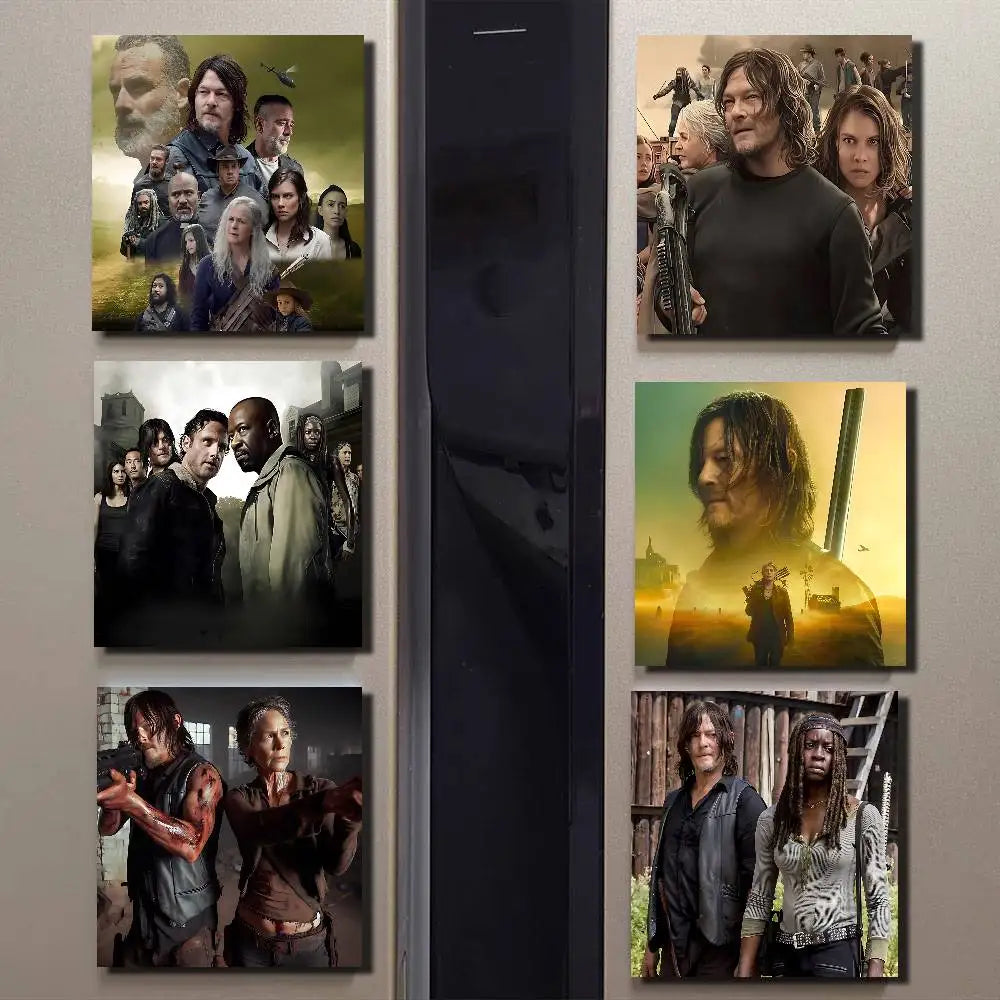 Movie The-Walking-Dead Fridge Magnets Pattern Refrigerator Magnet Personalized Refrigerator Magnet High-end Refrigerator Magnet