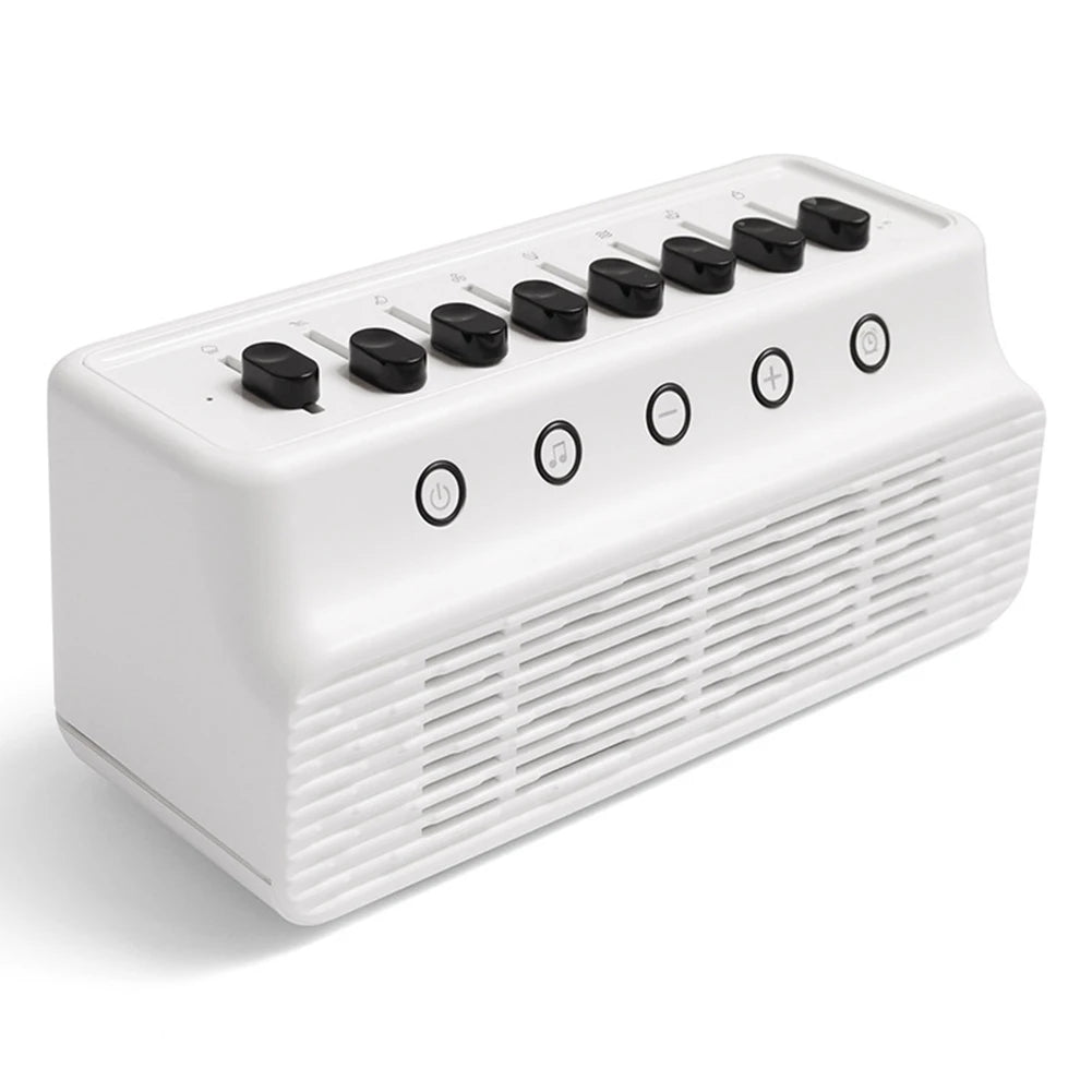 DIY White Noise Speaker with 8 Nature Sounds Nature Sounds Mixer Speaker Timer White Noise Sleep Machines for Home Creative Gift