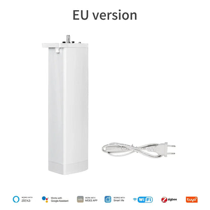 Smart Curtain Motor Electric WiFi and Zigbee Curtain Opener Remote Control For Curtain Track  Compatible with Alexa