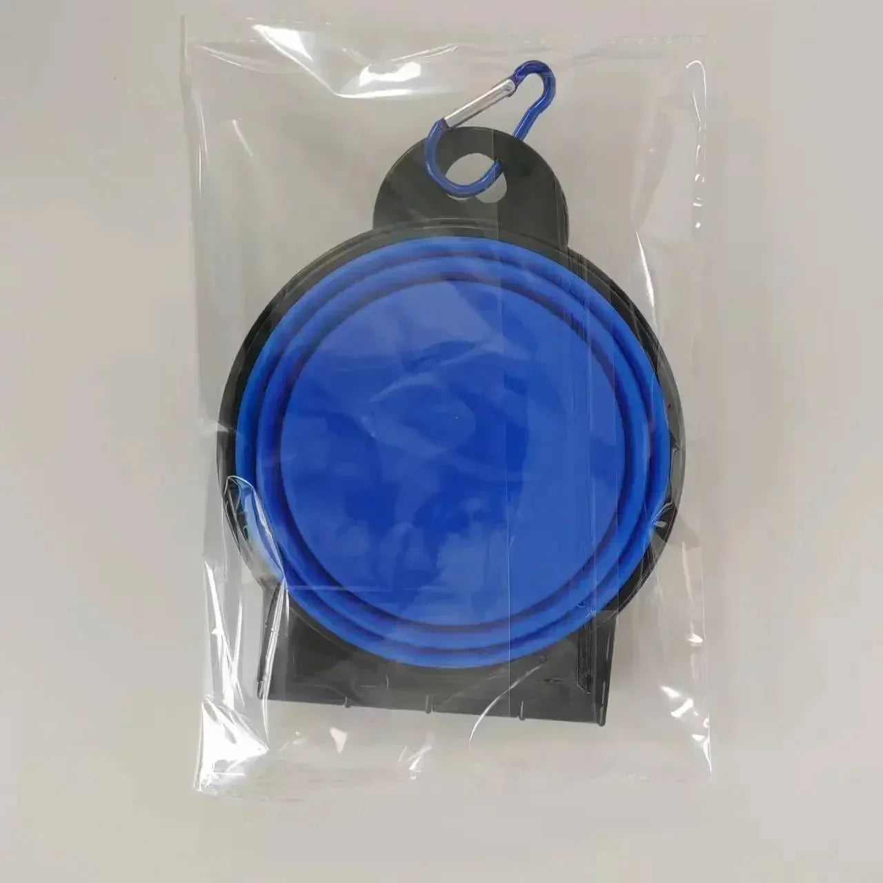 Folding Portable Silicone Dog Feeder Bowl 2 In 1 Pet Dispenser Outdoor Travel Dog Cat with Carabiner Bottle Food Water Container