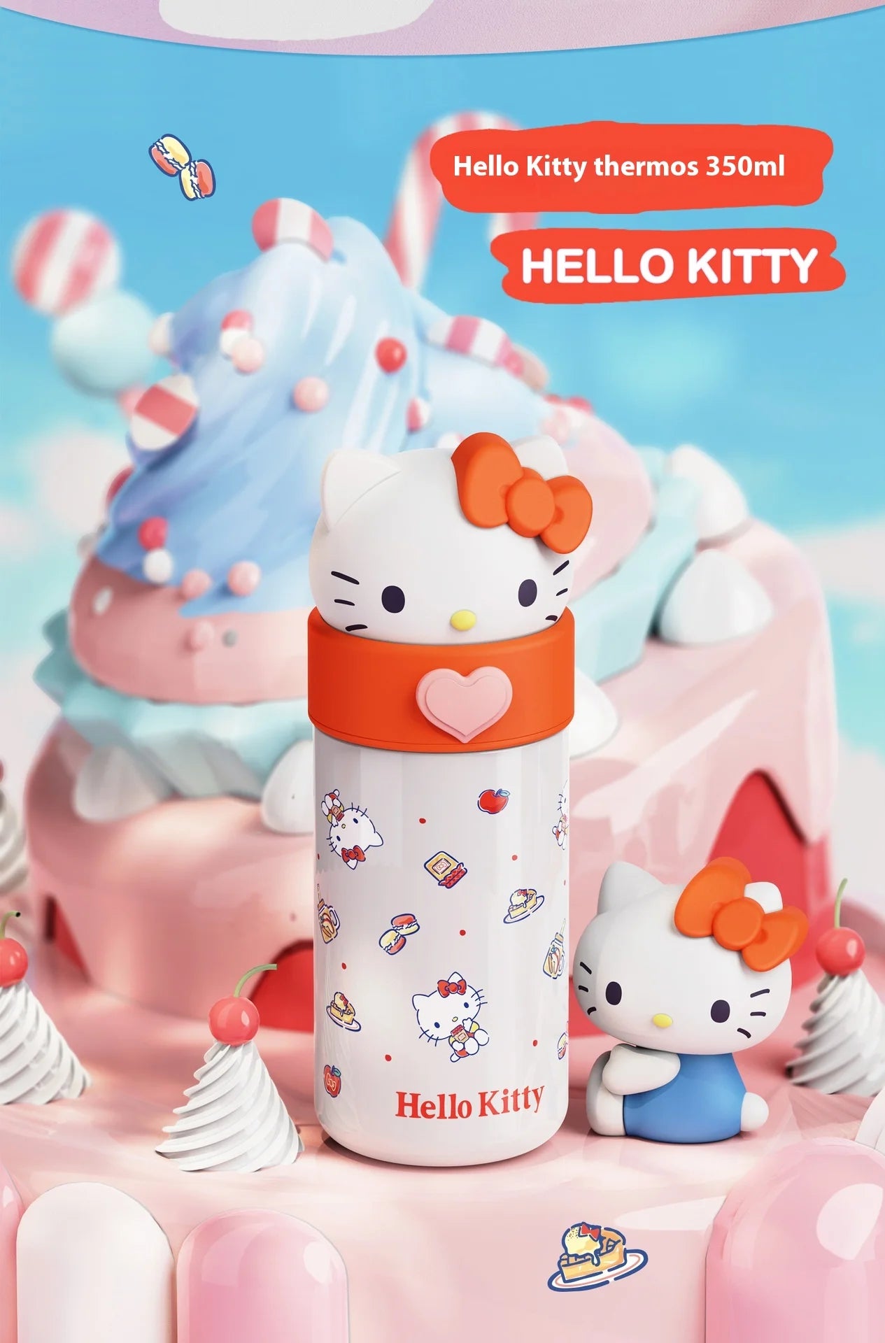 Cartoon Insulated Cup With High Appearance Children'S Water Cup Cute And Portable Student Food Grade Insulated Water Cup Gift