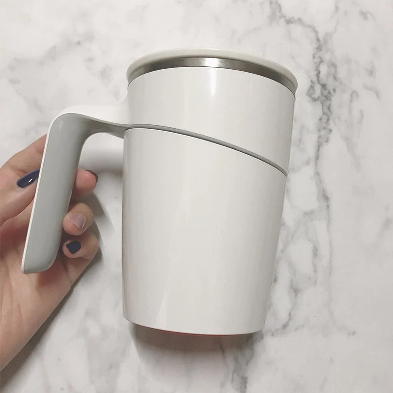 470 ML Mug Fiu Elegant Do Not Roll Ceramics Mug Pouring Cup Magic Sucker Splash Proof Nonslip Abs Double Safe 304 Stainless Mug