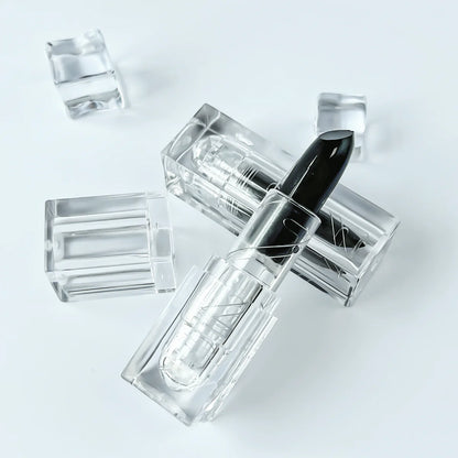 Shiny Black Lip Stain Black Halloween Lipstick Lipstick Tint Moisturizing Pearlescent Glossy Surface Lipstick Makeup