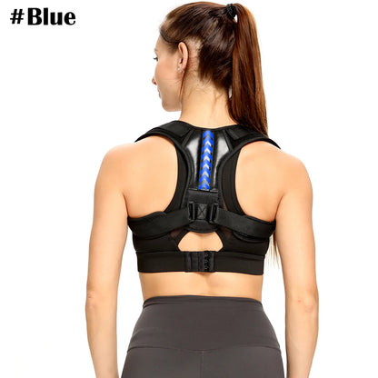 Adjustable Posture Corrector Upper Back Brace Neck Shoulder Brace Back Support Pain Relief Belt Women Men Spine Straightener