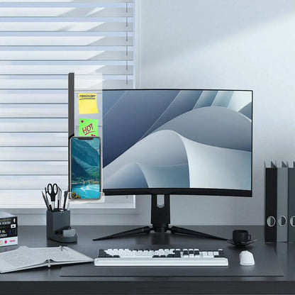 1pc Computer Monitor Memo Board Computer Message Board Office Supplies Computer Note Clip Home Office Desk Accessories Decor