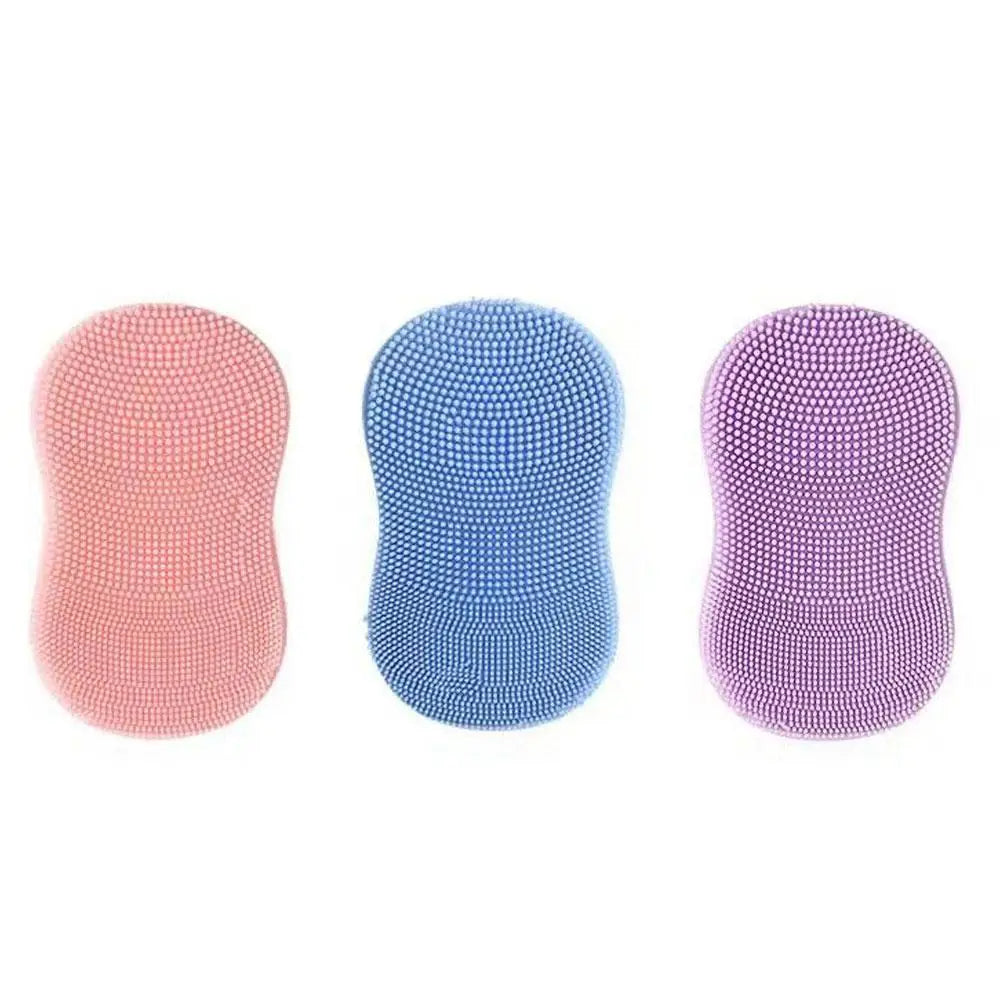 Facial Silicone Facial Cleansing Brush Handheld  Facial Deep Cleansing  Exfoliator Blackhead Pore Cleaner Skin Care TooL