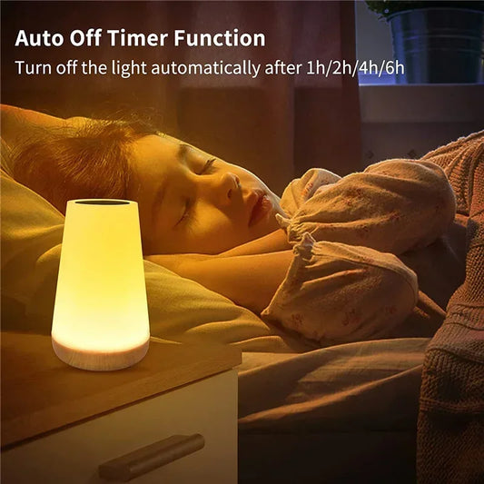 Smart Touch, Night Light, Romantic Atmosphere, Multi-Scene Room Decoration Type-C Charging, Suitable for Convenient Control