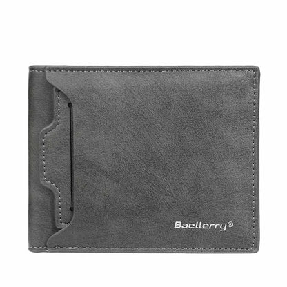2025 New RFID Blocking Men Short Wallet Man Vintage Leather Wallet Male Handmade Billfold Coin Purse High Quality Business Purse