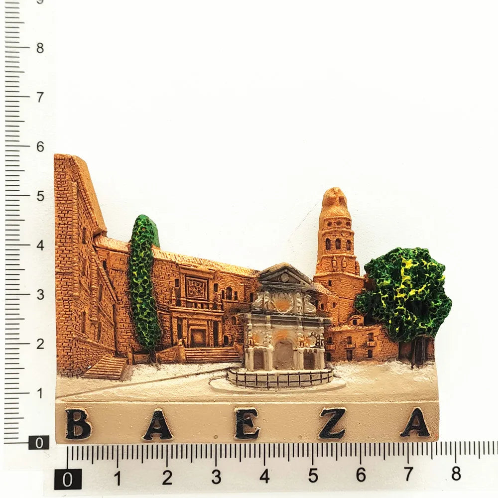 Europe Spain Barcelona Madrid Valencia Alicante Benidorm  3D Fridge Magnets Decoration Handicraft Magnetic Refrigerator