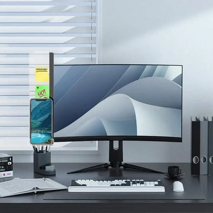 1pc Computer Monitor Memo Board Computer Message Board Office Supplies Computer Note Clip Home Office Desk Accessories Decor