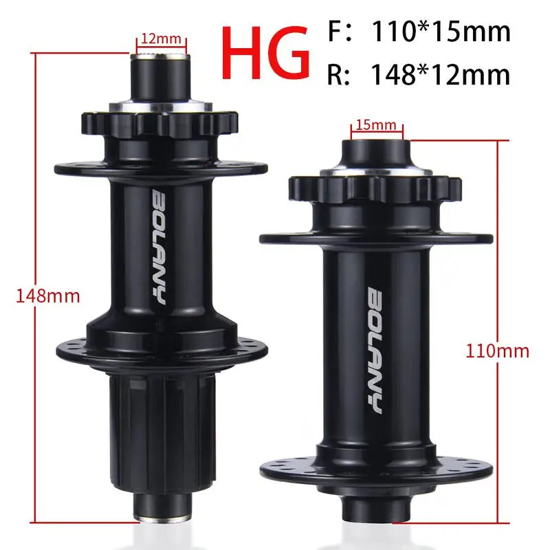 BOLANY Boost Cube Hubs 110x15 148x12 Mountain Bike Hub XD/HG/MS 32 Hole Thru Bicycle Bearing Hubs Bicycle Accessories