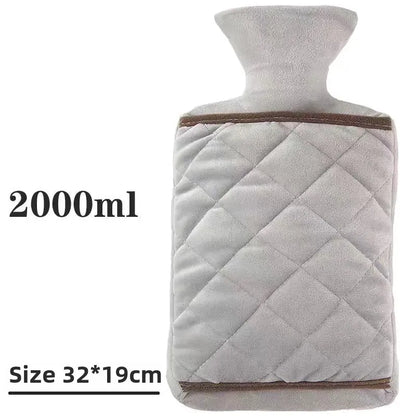 1PC Hot Water Bottle 1000ml Water Filled Winter Hot Water Bag Hand and Foot Thermos Hot Water Bottle Hot Water Accessories