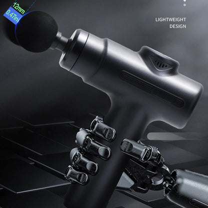 Fascia Gun Portable Muscle Massage Gun Deep Muscle Tissue Percussion Massager For Athletes, Holding Body Back Muscle Massage